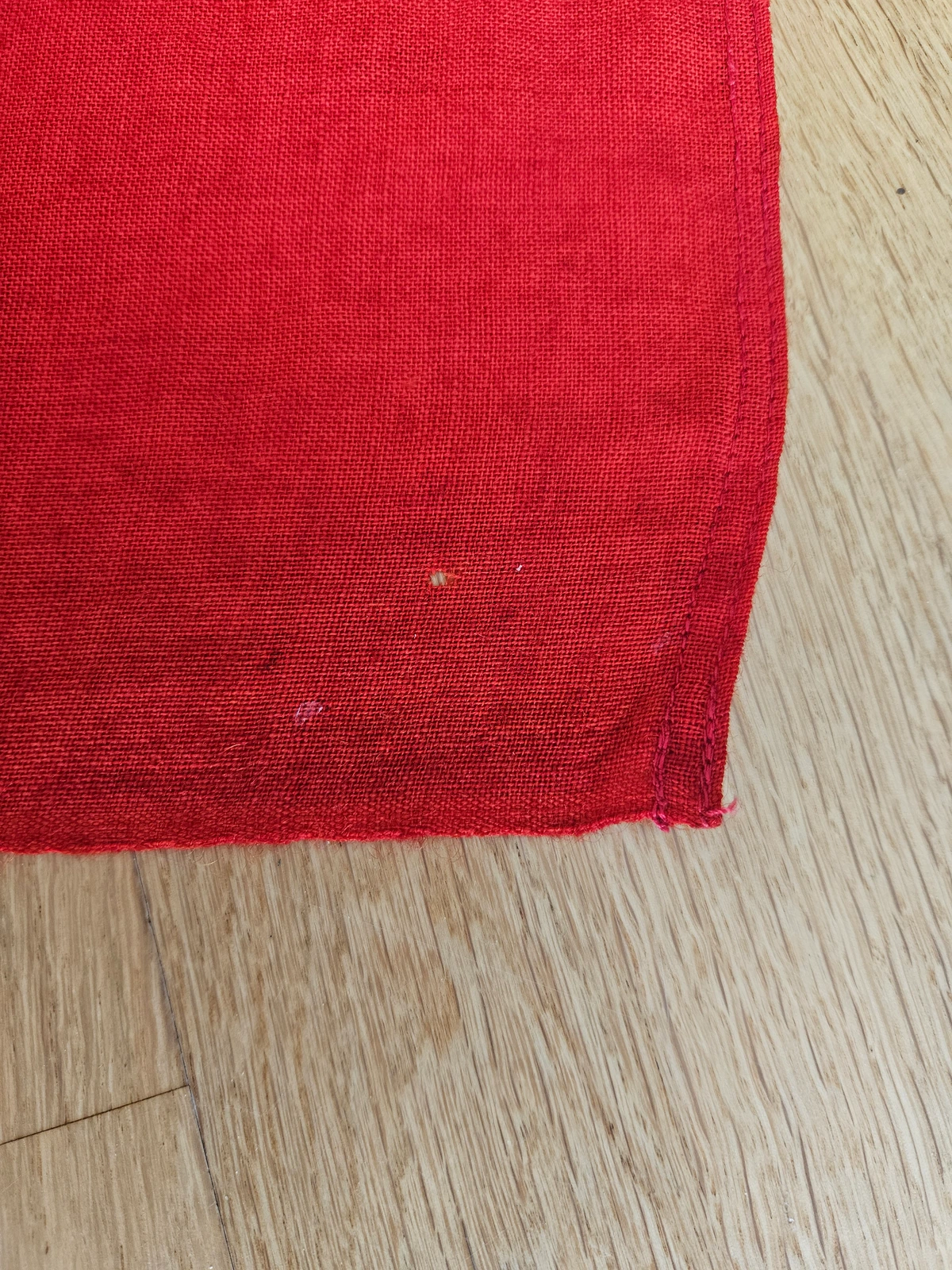 Corner and stitching
