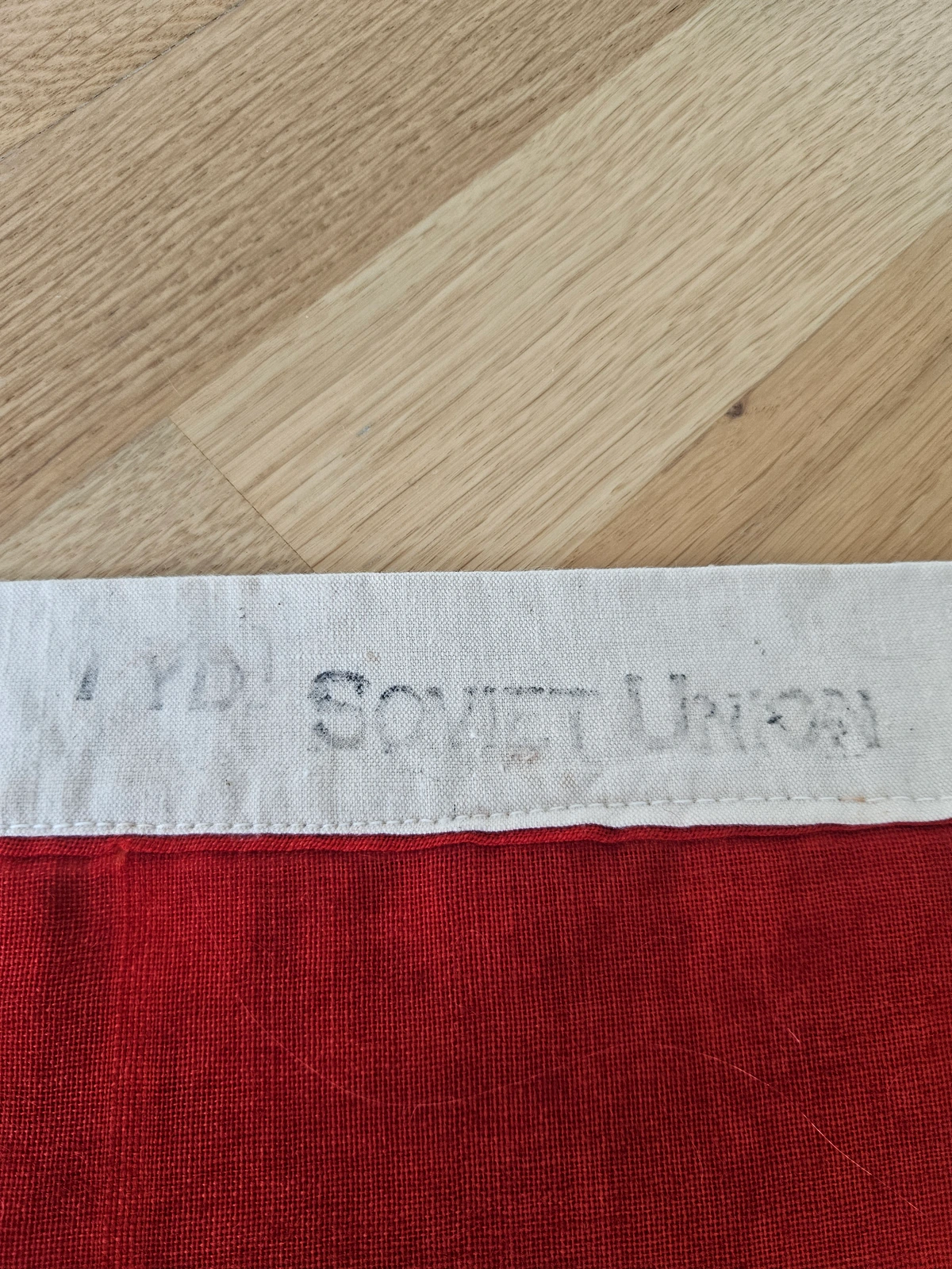 Hoist detail with stamp