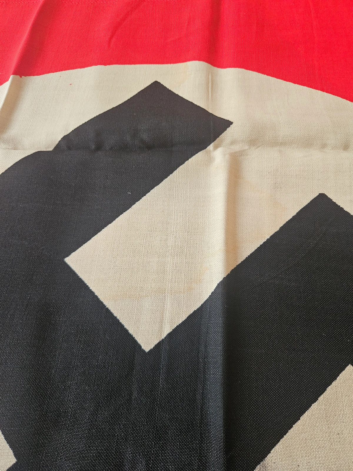 Roundel & device — print interface on cotton bunting.