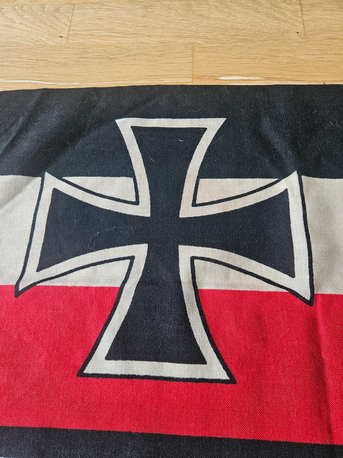Iron Cross canton — double keyline