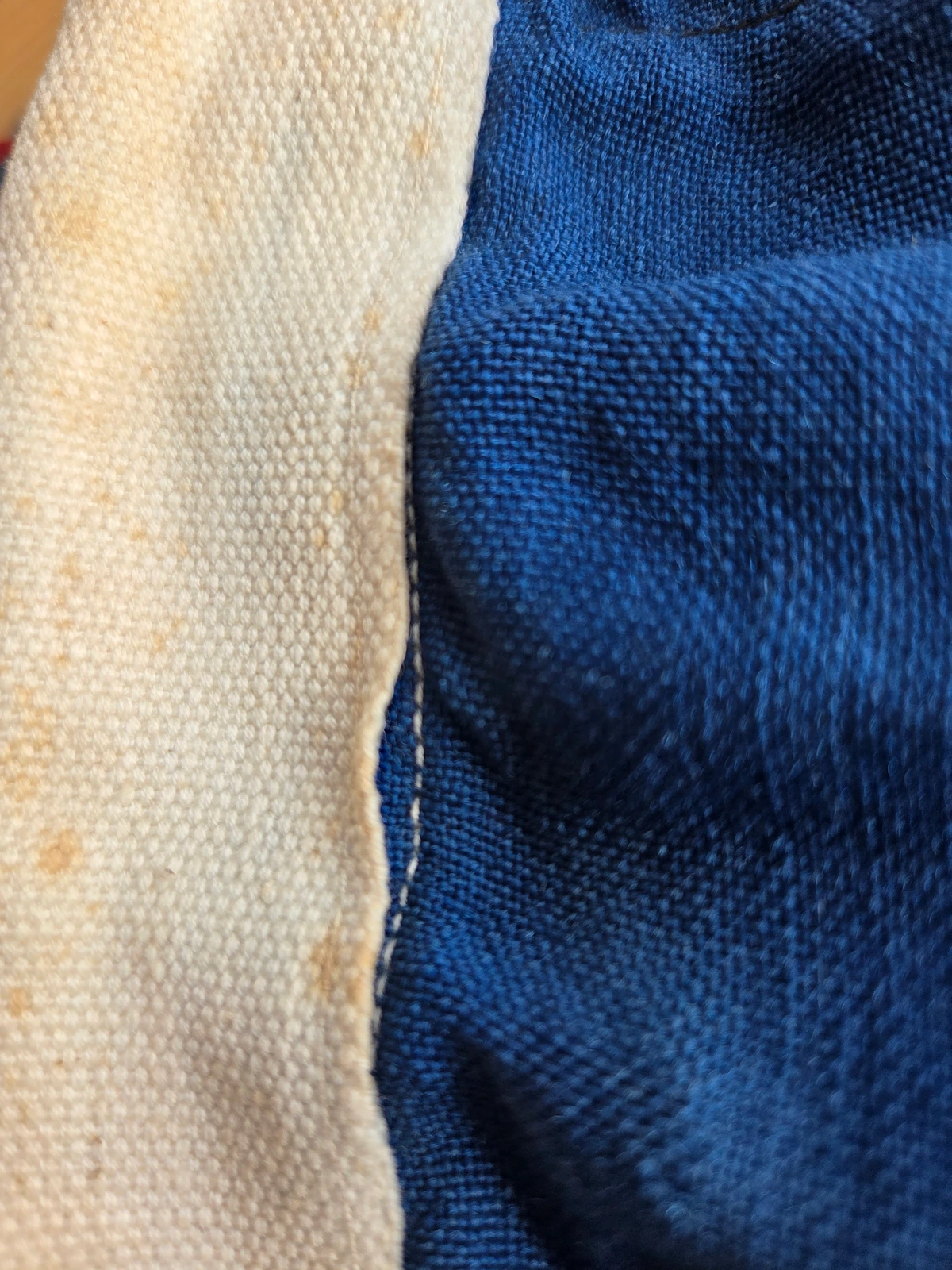Hoist underside stitching macro
