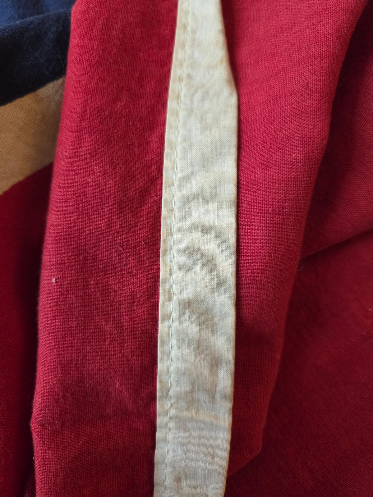 Hoist band stitching