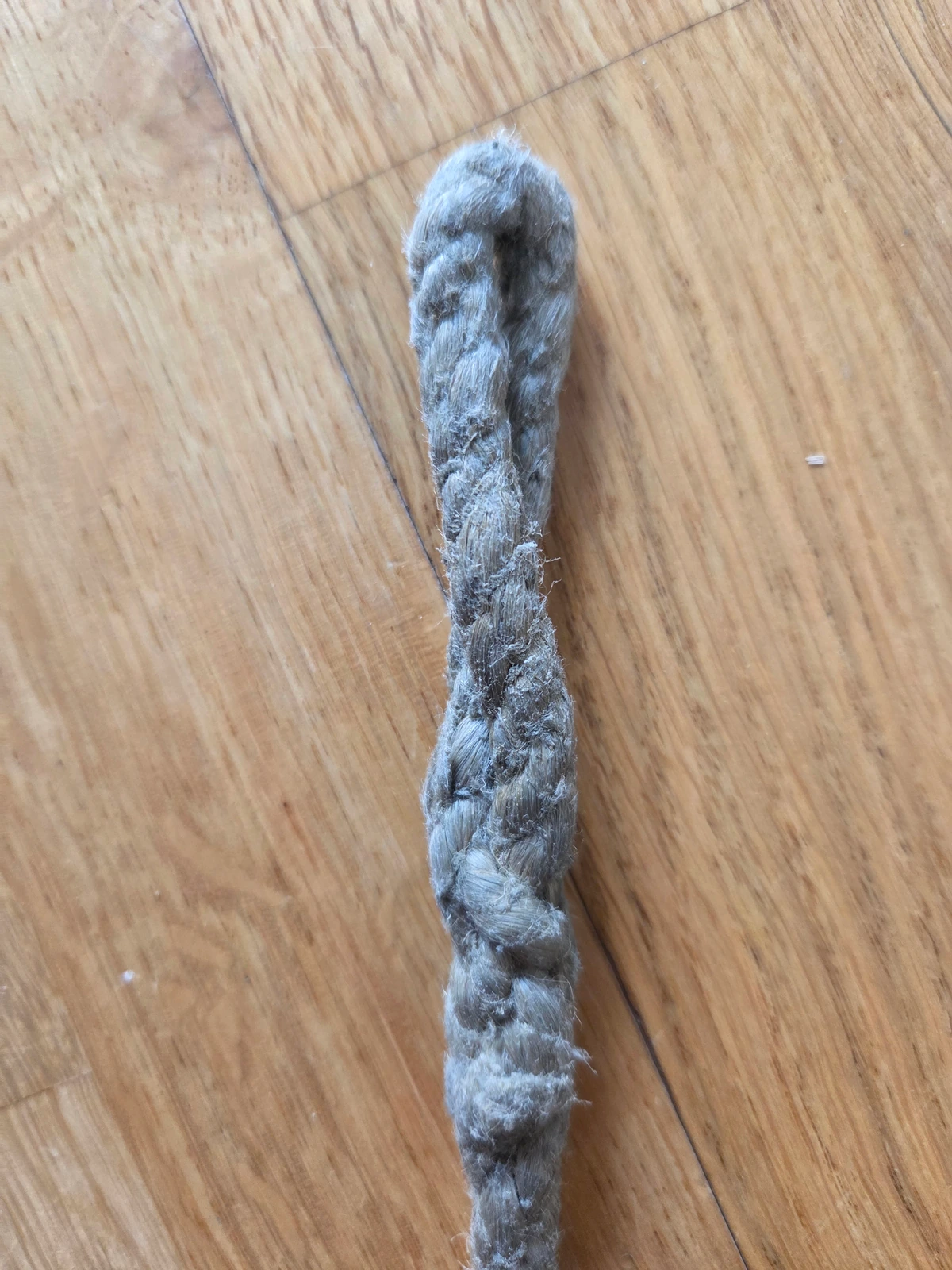 Spliced lower rope loop on FG-063