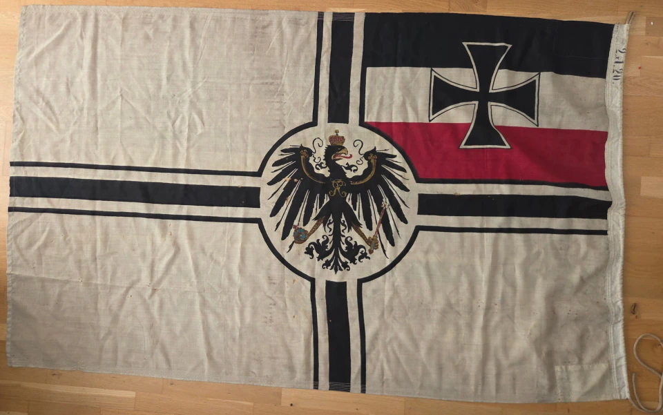 FG-065 Imperial German Reichskriegsflagge, 1892–1903, full view
