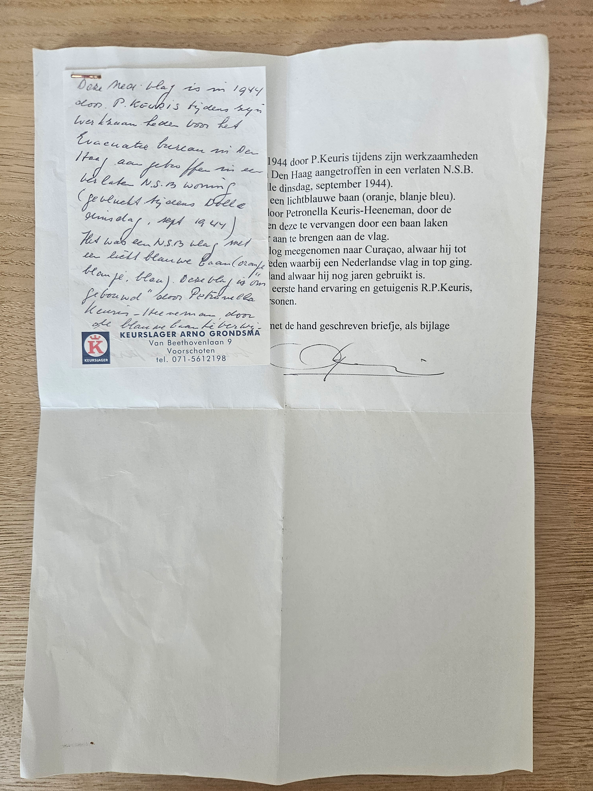 Original handwritten document