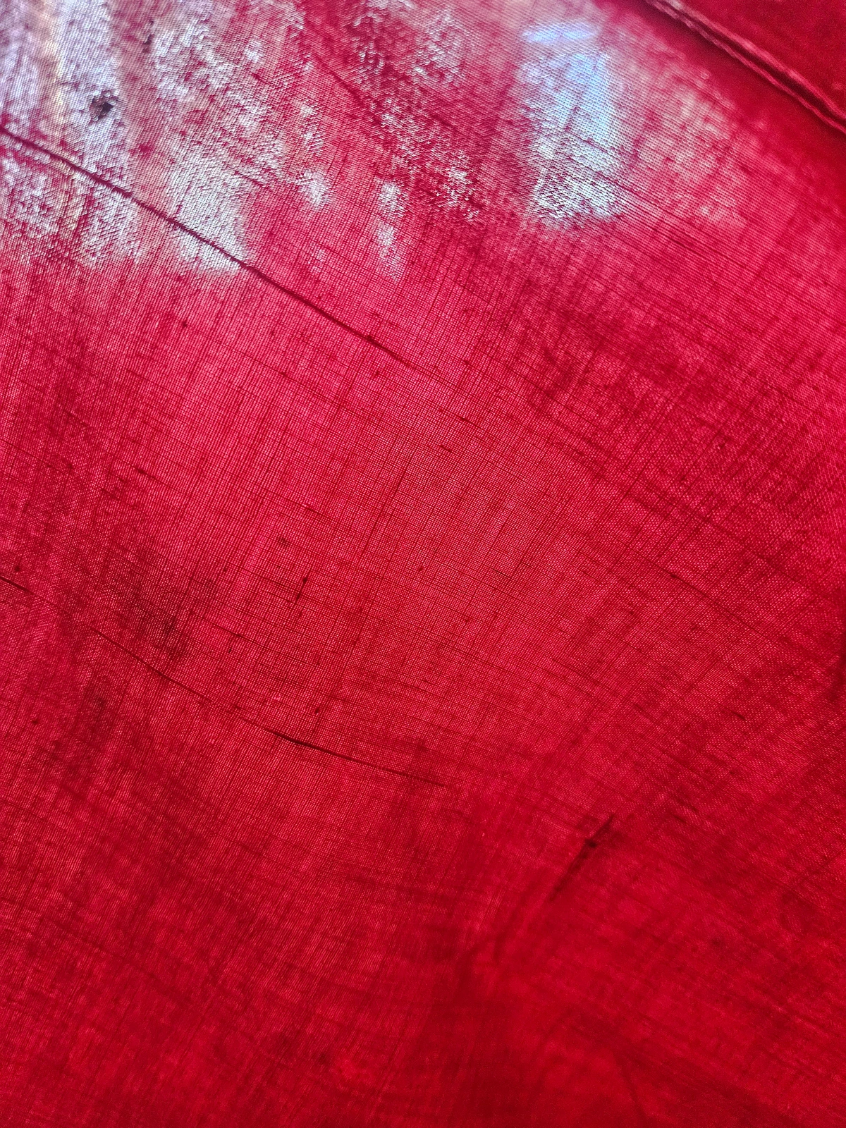 Fabric weave from reverse