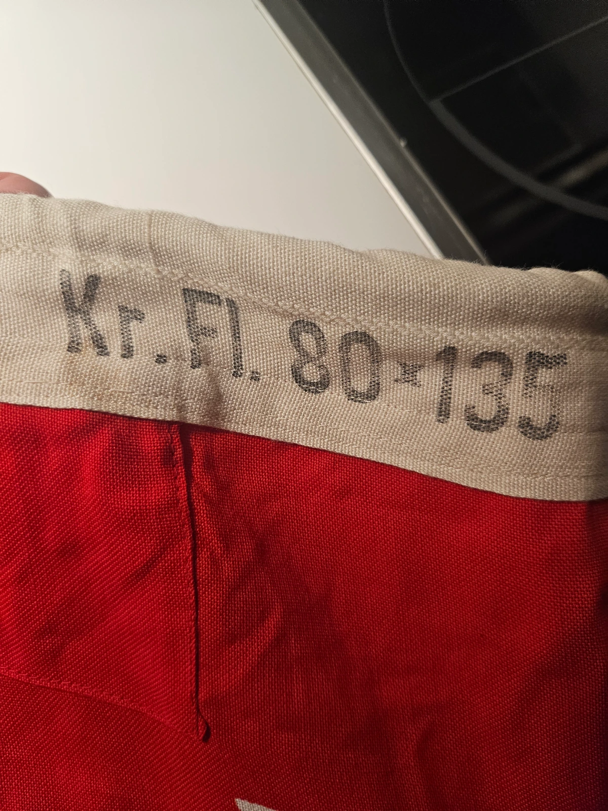 Marking Kr.Fl. 80 × 135