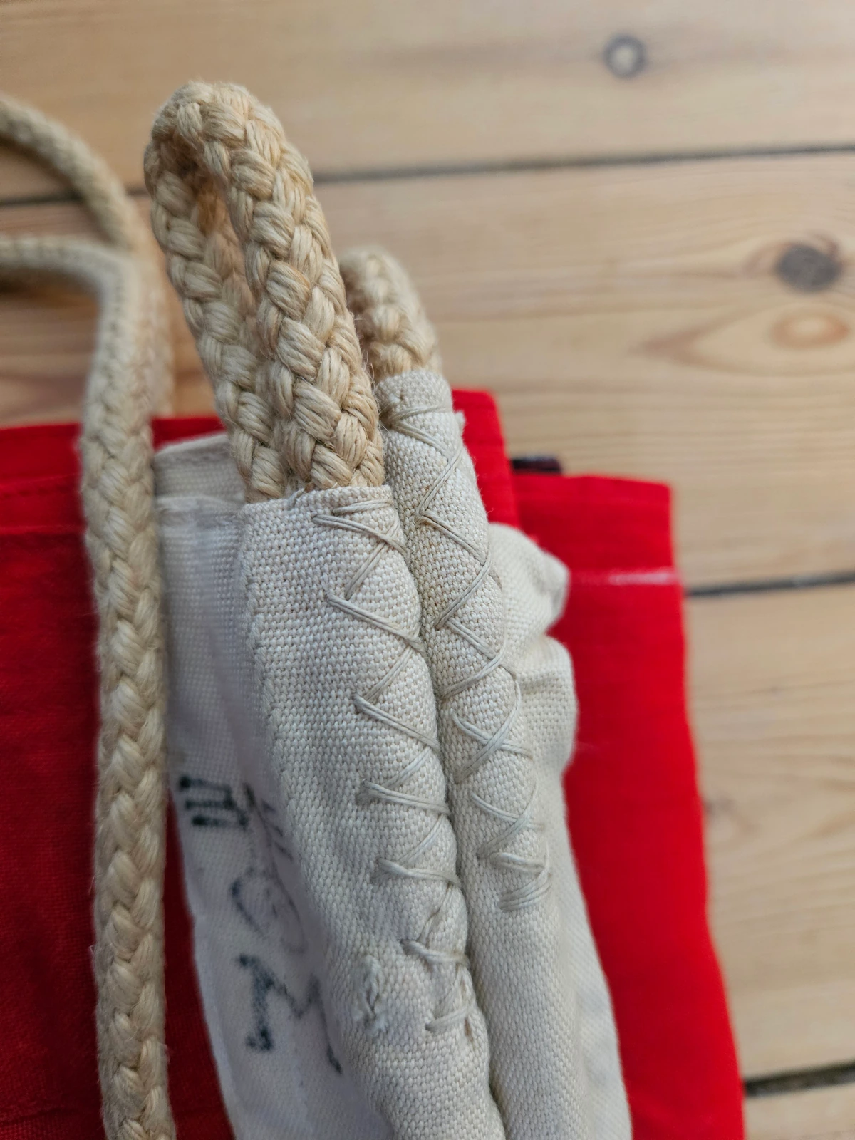 Rope and stitching