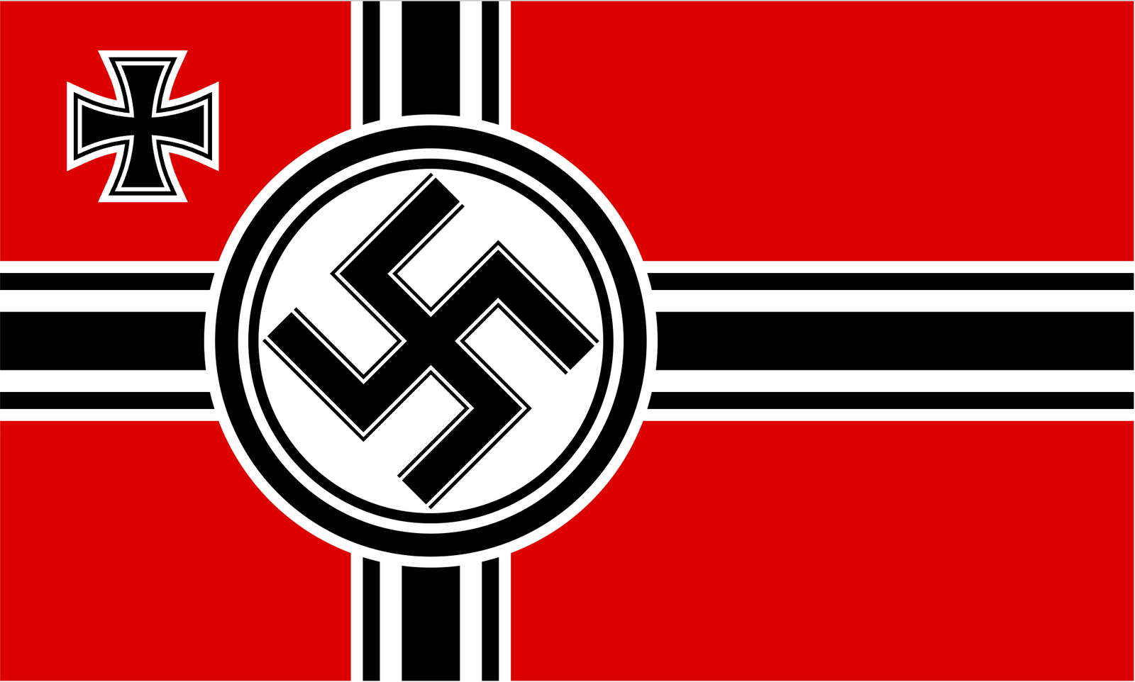 Kriegsmarine Reichskriegsflagge first pattern from 1935
