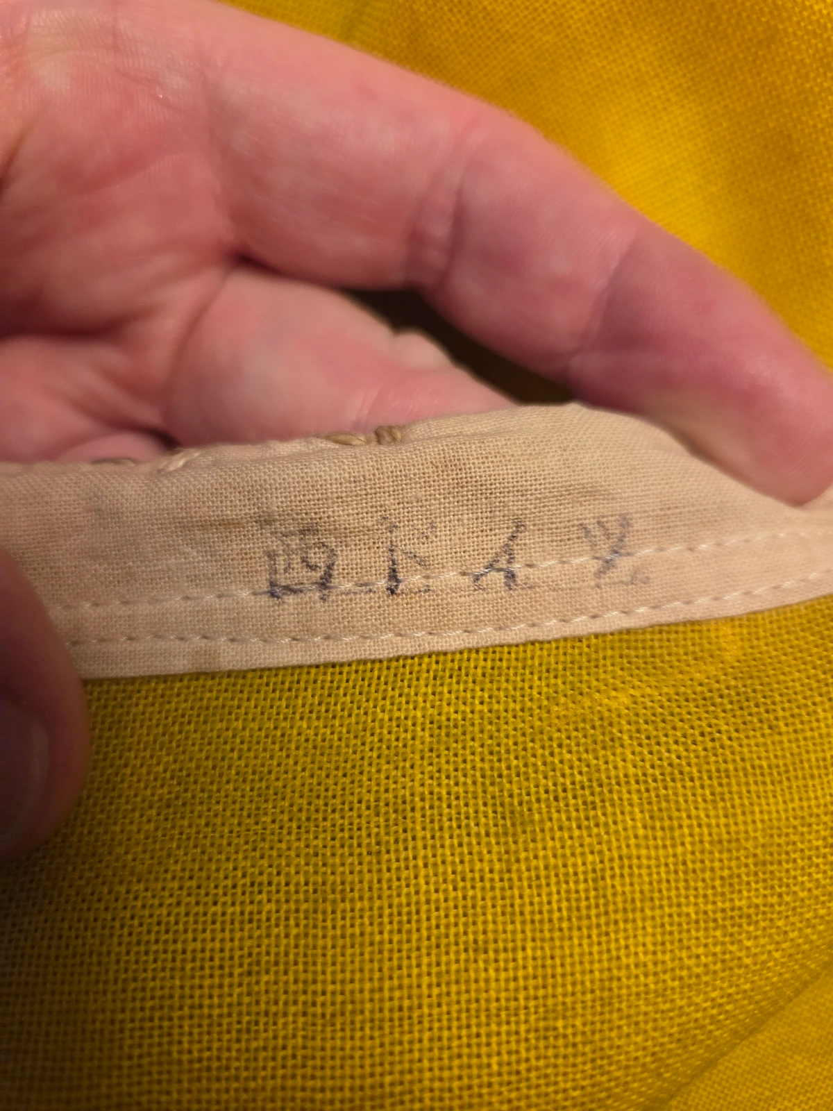 Hoist with Japanese stamp
