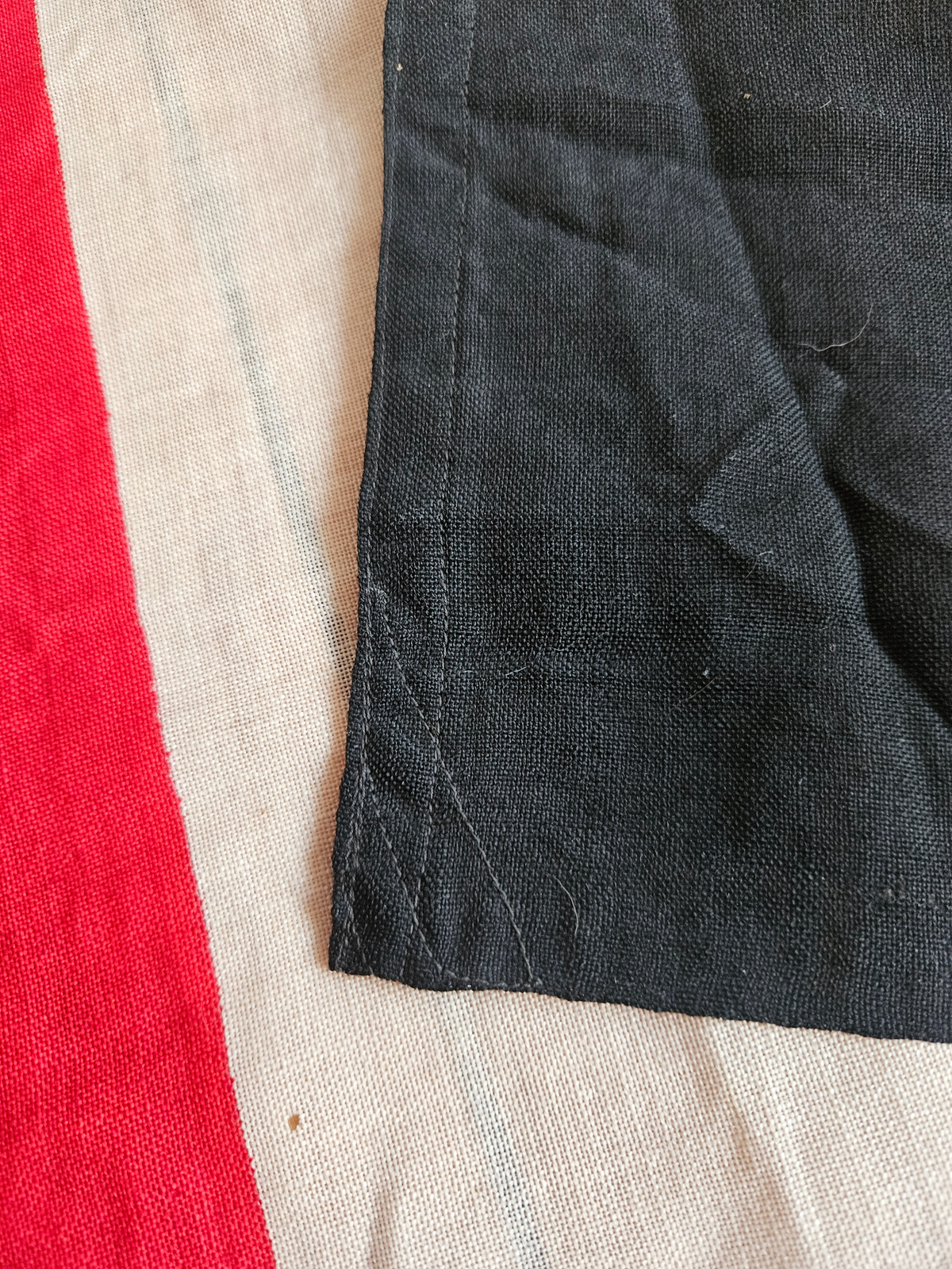 Sewn edge and reinforcement
