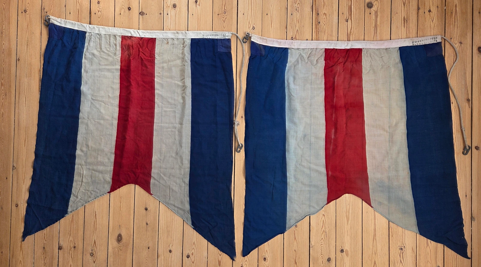 C-Doppelstander swallowtail ensign, German occupation 1947–1951